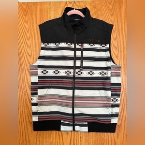 Cinch Black and White Vest